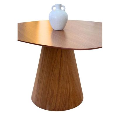 Mesa De Jantar Cone Organica Alpha 100x98cm Madeira Freijó