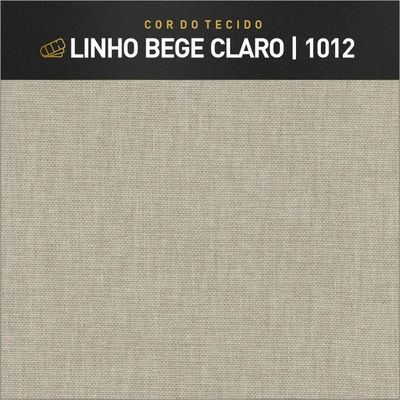 Recamier Banco Berlim Luxo Madeira Maciça Castellar Móbile Linho Bege Claro Linho Bege Claro