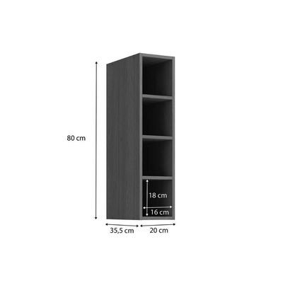 Armário Aéreo Cozinha Kappesberg Garrafeiro Vibra T641 20cm Canela