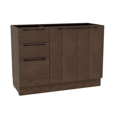 Balcão Cozinha Modulado Amsterdam Ph 3146 C/ 2 Portas E 3 Gavetas S/ Tampo 120cm Avela Herval