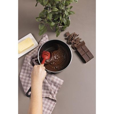 Colher Para Servir Vazada Tramontina Softta De Silicone Vermelho Tramontina