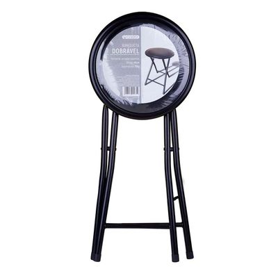 Banqueta Dobravel Cazza Preta CV223136