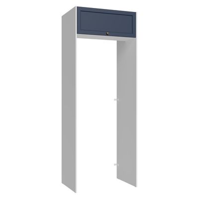 Porta-geladeira 83 Cm 1 Porta Basculante Branco/azul Vik Madesa Branco/azul