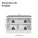 Balcão De Cozinha 120 Cm 2 Portas Branco Vik Madesa Branco