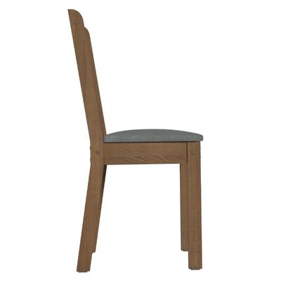 Kit 4 Cadeiras 4290 Madesa Rustic Silver
