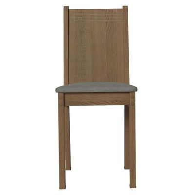 Kit 4 Cadeiras 4290 Madesa Rustic Silver