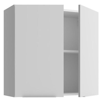 Armário Aéreo Para Quarto 70 Cm 2 Portas Branco Neo Madesa