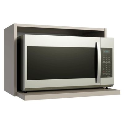 Armário Aéreo 60 Cm Nicho Para Microondas/forno Elétrico Nice Madesa Crema