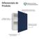 Armário Aéreo 60 Cm 1 Porta Vik Madesa Branco/azul