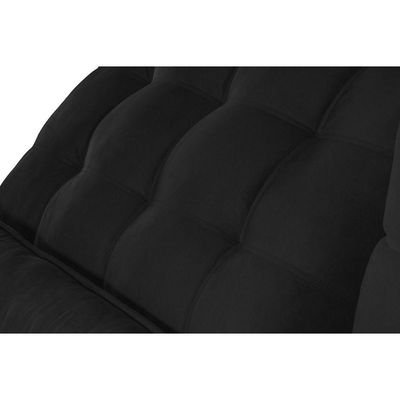 Sofá Modular 5 Lugares 2.50M Retrátil E Reclinável Preto