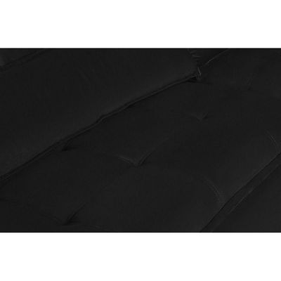 Sofá Modular 5 Lugares 2.50M Retrátil E Reclinável Preto