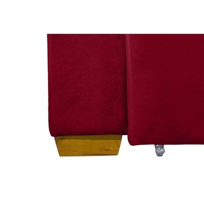 Sofá Modular 6 Lugares Retrátil E Reclinável 3.05M Vermelho