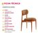 Conjunto 2 Cadeiras De Jantar Ballare Soft Moderna Mobília Star Puce/imbuia Natural