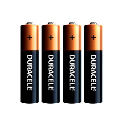 Pilha Alcalina Duracell AAA com 4 Unidades