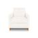 Poltrona Camila Bouclê Pés De Madeira - Pallazio Cor Off White