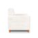 Poltrona Camila Bouclê Pés De Madeira - Pallazio Cor Off White