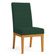 Kit 6 Cadeiras De Jantar Solana Suede Verde Base De Madeira - Pallazio