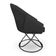 Kit 6 Poltronas Luxo Alana Veludo Base Luxo Preto - Pallazio Cor Preto