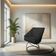 Kit 6 Poltronas Luxo Alana Suede Base Luxo Preto - Pallazio Cor Preto