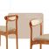 Conjunto 2 Cadeira De Jantar Noronha Premium Moderna Mobília Milano / Imbuia Nat.