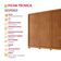 Guarda Roupa Casal Connor Mdf 3 Portas 2 Gavetas Com Pés Naturalle