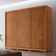 Guarda Roupa Casal Connor Mdf 3 Portas 2 Gavetas Com Pés Naturalle