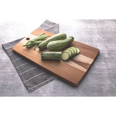 FSC Tábua Retangular Tramontina Kitchen em Madeira Teca 40x27 cm