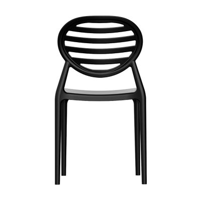 Cadeira Stripe em Polipropileno Preto Im In