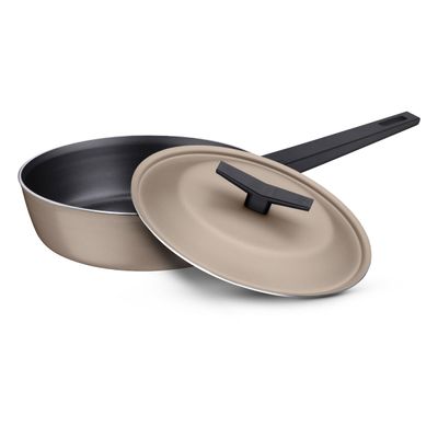 Frigideira Funda Tramontina Spezia Indução Antiaderente Areia 24 cm