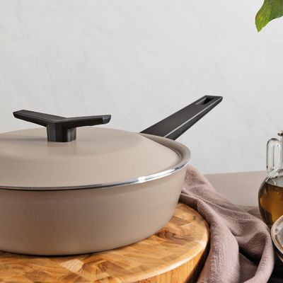 Frigideira Funda Tramontina Spezia Indução Antiaderente Areia 24 cm