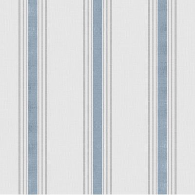 Papel de Parede Essential Listras Azul ES98101