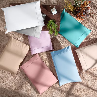 Par de Fronhas 70cm x 50cm 2 Peças Paris  Percal 150 Fios 100% Algodão - Cáqui