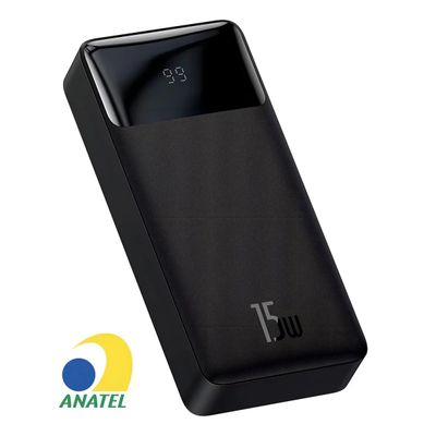 Carregador Portátil Premium Preto 22.5W Tecnologia Moderna