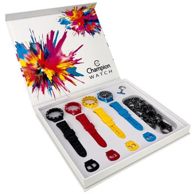 Relógio Champion Watch Ref: Cp31001p Troca Pulseiras
