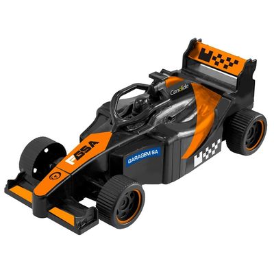Carrinho de Controle Remoto Fórmula GSA Racing Team Laranja