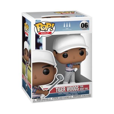 Boneco Funko Pop! Golf Tiger Woods Estreia no Tour 1992