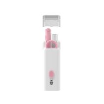 Escova Limpeza 7 Em 1 Teclado Fone Ouvido Celular Macia Cor:Rosa