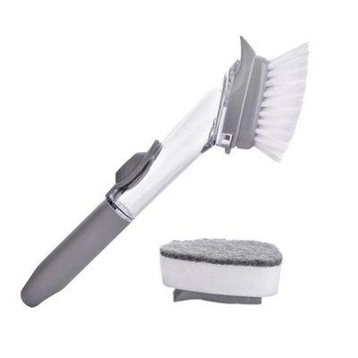 Escova De Limpeza 2 Em 1 Dispenser