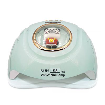 Cabine Seca Esmalte Maquina Unha Gel Alongamento Sun S8 Cor:Verde Água