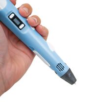 Caneta 3D Impressora USB Com Refil (Azul)