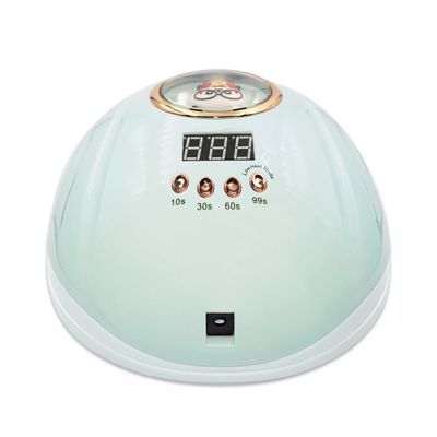 Cabine Seca Esmalte Maquina Unha Gel Alongamento Sun S8 Cor:Verde Água