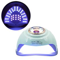Cabine Seca Esmalte Maquina Unha Gel Alongamento Sun S8 Cor:Verde Água