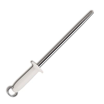 Chaira Lisa 10 Profissional P- Afiar Facas Lâmina Aco Carbono Cabo De Polipropileno Branco 24643080