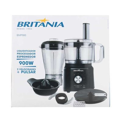 Multiprocessador de Alimentos Britânia BMP900P 5 em 1 - 127V