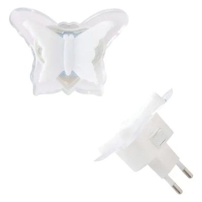 Mini Abajur De Tomada Infantil Borboleta Led - Art House