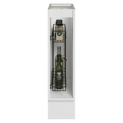 Balcão Porta-temperos 20 Cm 1 Porta (sem Tampo) Branco Vik Madesa