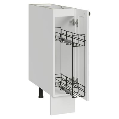 Balcão Porta-temperos 20 Cm 1 Porta (sem Tampo) Branco Vik Madesa