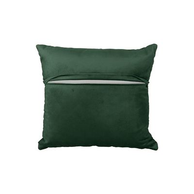 Almofada Tressê 50x50cm Veludo Verde - Nexta Casa