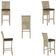 Mesa Bistrô E 4 Banquetas Roma Fendi Corda Estofado 9 Trama Rami
