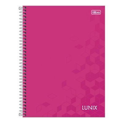 Caderno Universitário Tilibra Capa Dura Lunix 10 Matérias 160 Folhas - Item Sortido